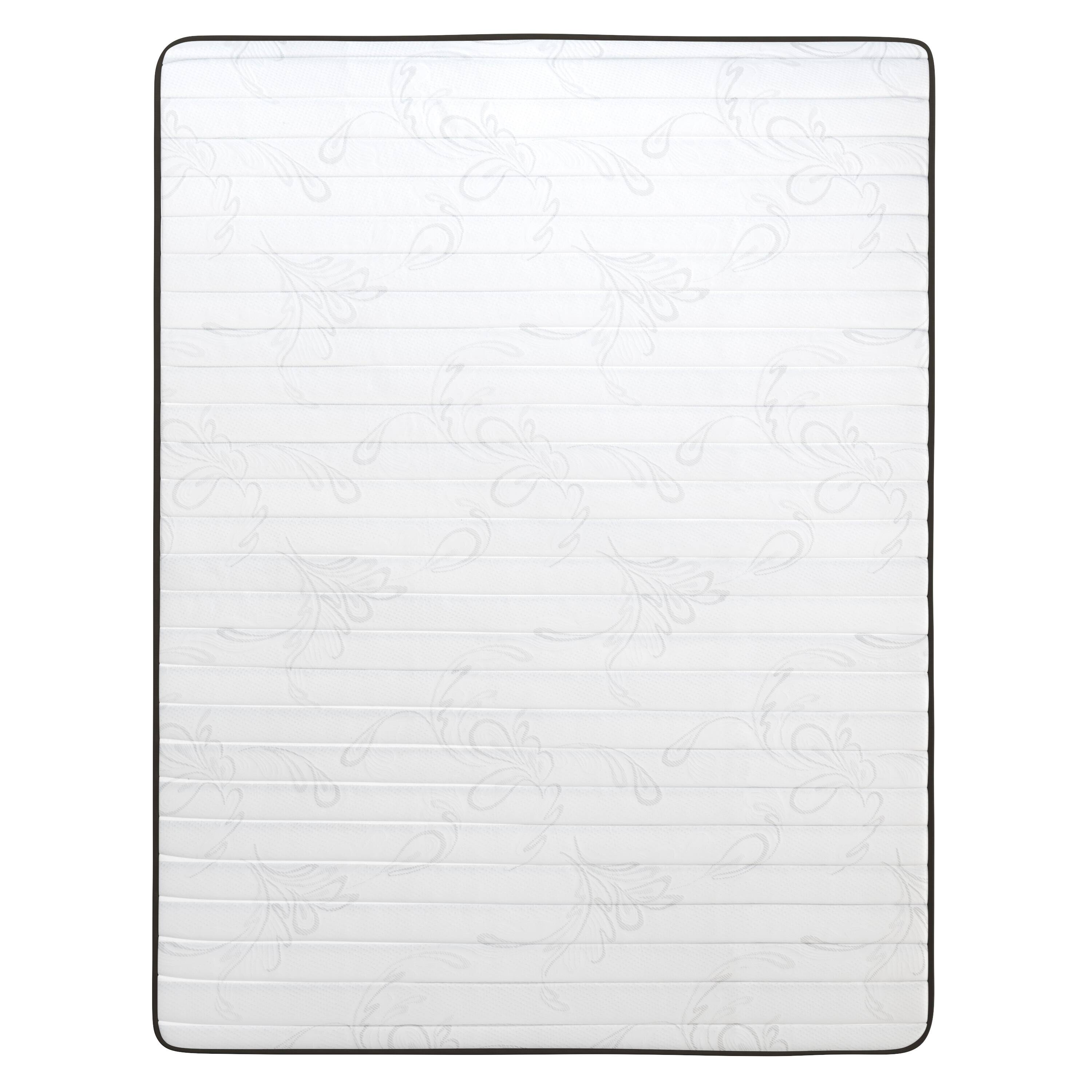 Alt View 10. Emma + Oliver - Medium Firm Hybrid Innerspring Mattress in a Box with Knit Fabric Top - Gray.