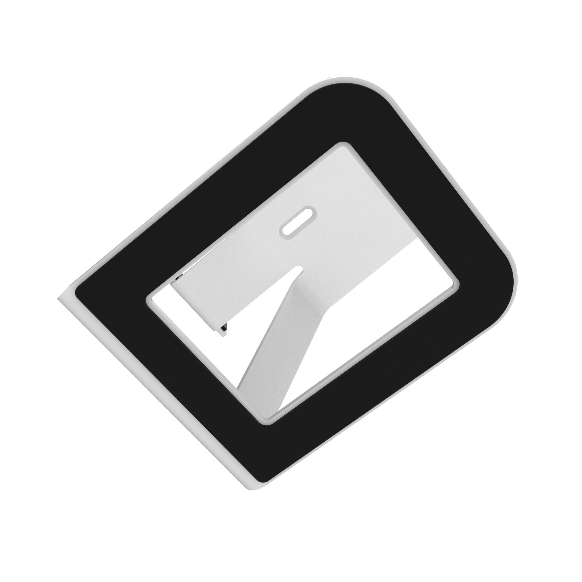 Alt View 1. Kanto - Kanto SE6 Elevated Desktop Speaker Stands for Large Speakers - Pair (White) - White.