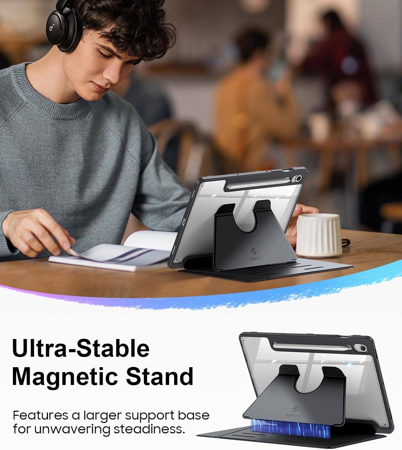 Ultra-Stable Magnetic Stand

Features a larger support base for unwavering steadiness.