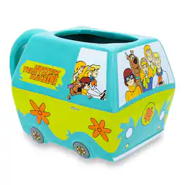 Silver Buffalo - Scooby Doo Mystery Machine Sculpted Ceramic Mug | Holds 20 Ounces - Blue