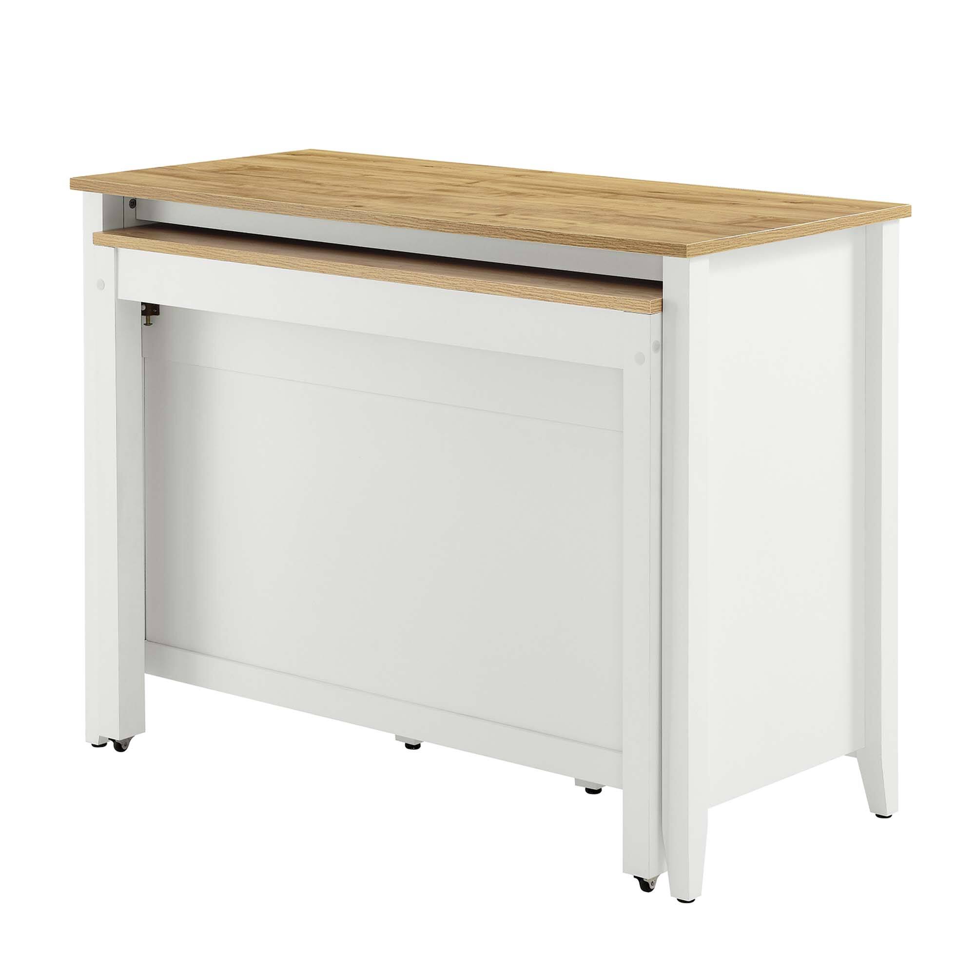 Alt View 8. Modway - Farmstead Kitchen Island by Modway - Oak White.