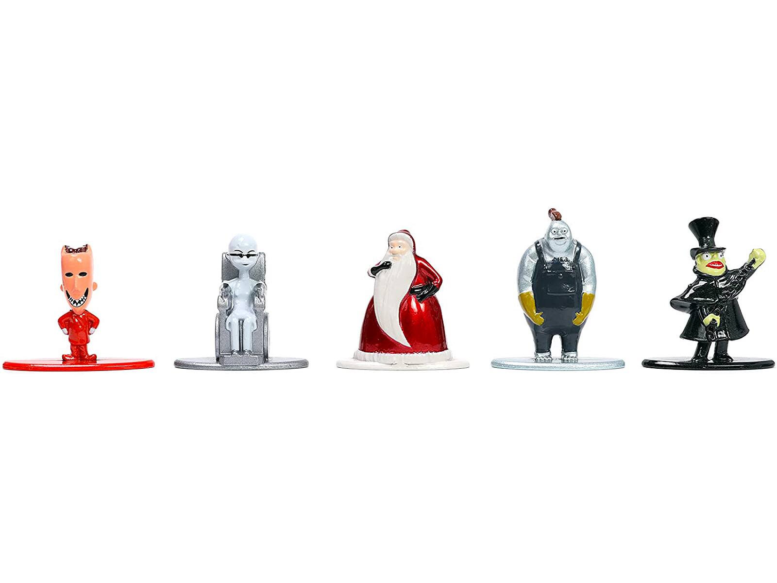 Alt View 4. Jada - Tim Burton's "The Nightmare Before Christmas" Set of 18 Figurines "Nano Metalfigs" Series Models by Jada.