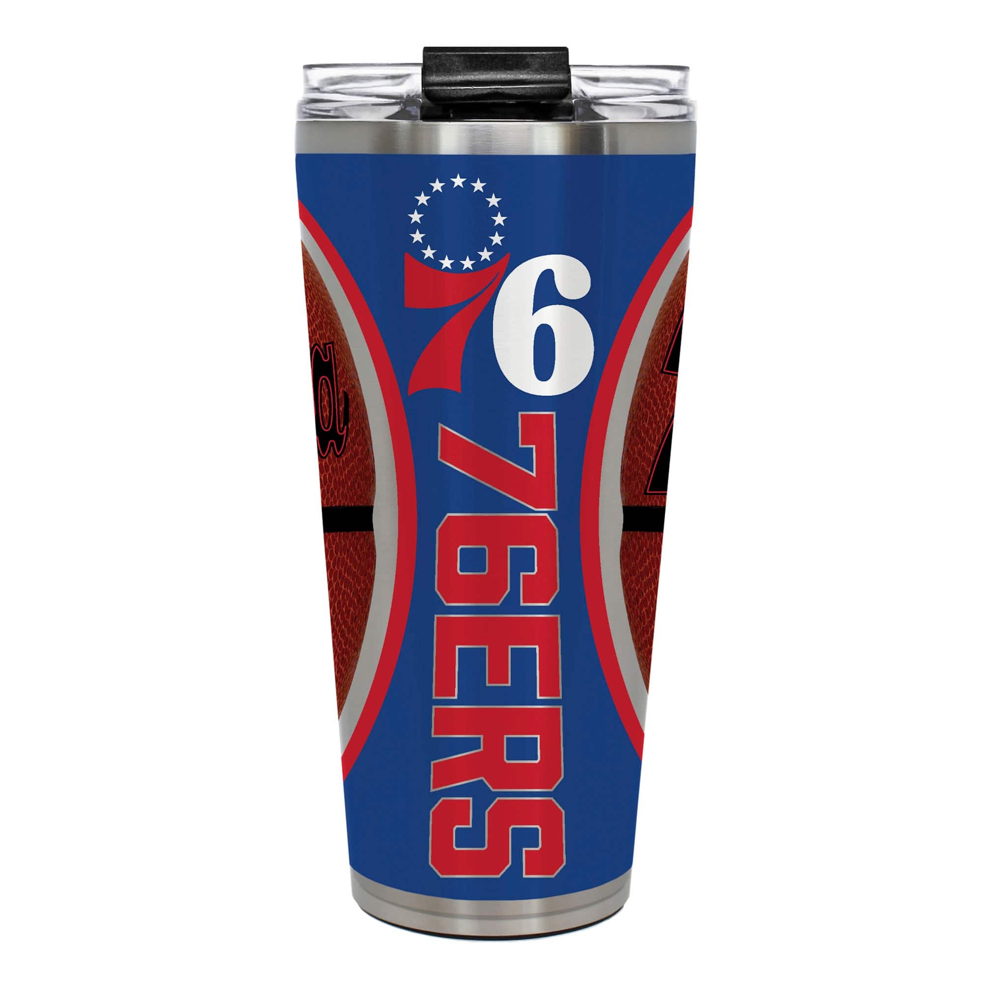 Great American Products - Philadelphia 76ers 32oz. Big Slim Game Ball Travel Tumbler - Brown price history on PriceWatchPro
