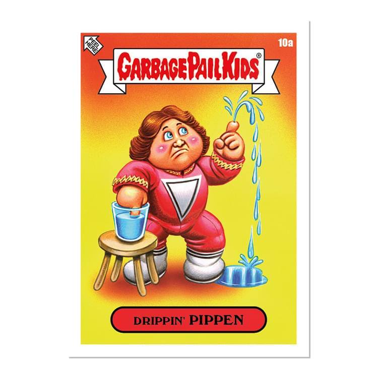 Here Peels 10a Garbage Pail Kids Drippin' Pippin