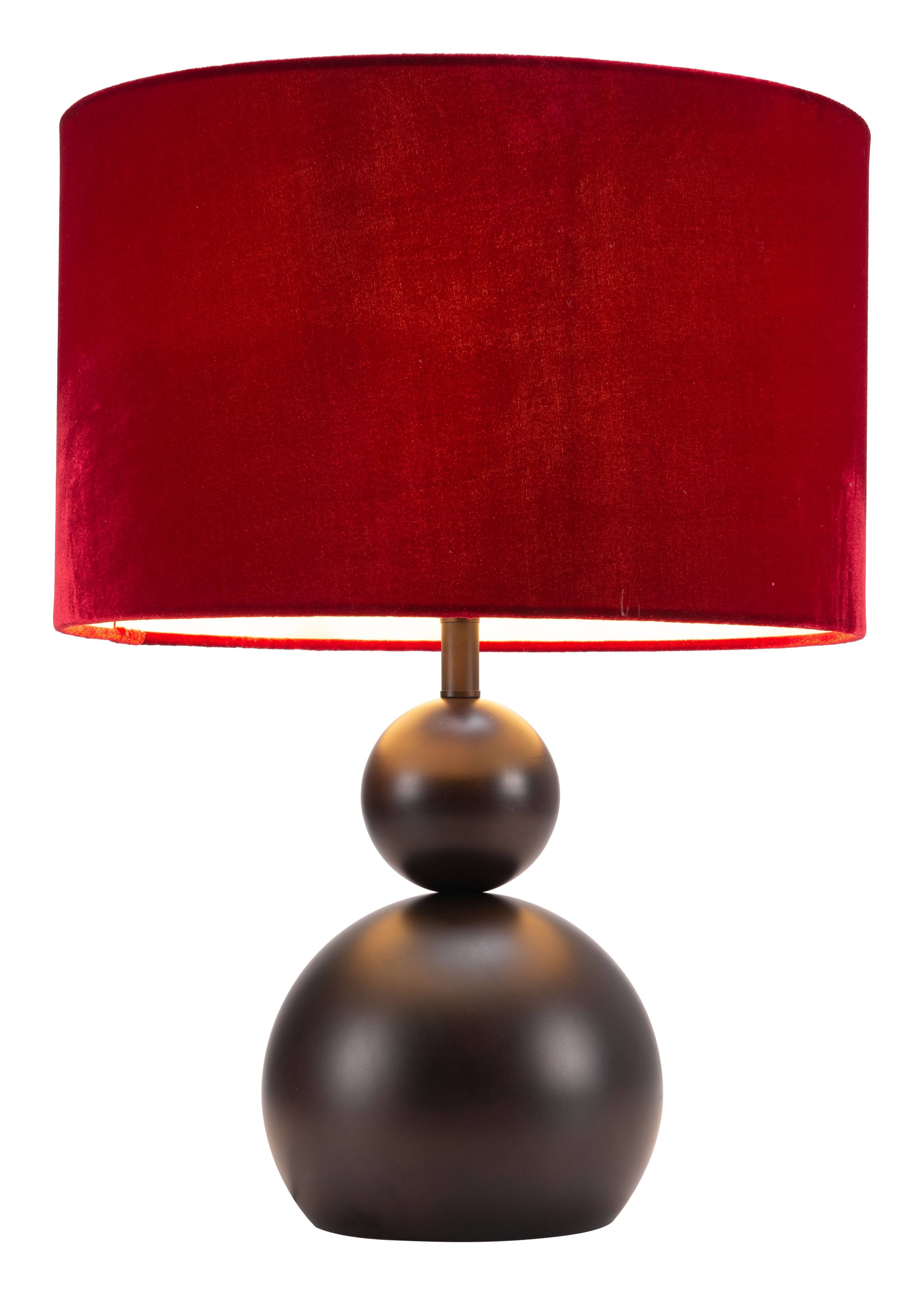 Back. Hivvago - Shobu Table Lamp Red - Red.