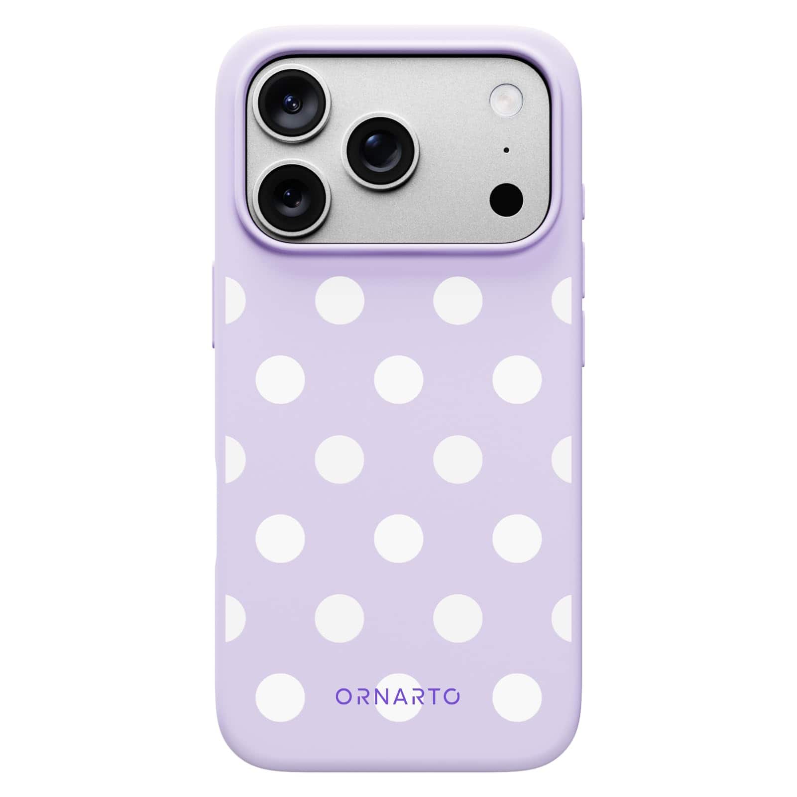 Ornarto - Designed for iPhone 17 Pro Case, Liquid Silicone Soft Gel Shockproof Protective Case-Purple Polka - Purple Polka Dot price history on PriceWatchPro