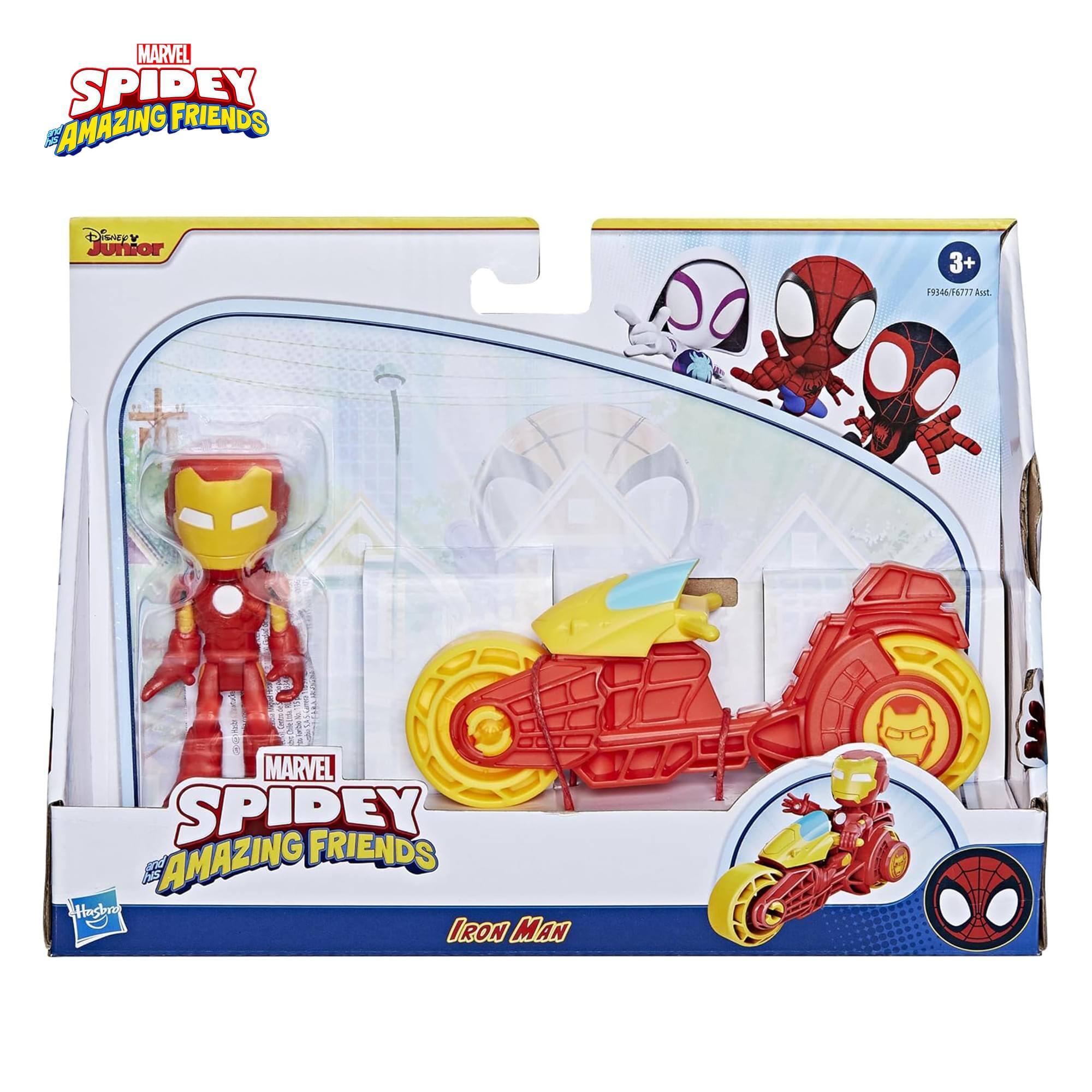 MARVEL SPIDEY AMAZING FRIENDS  
Disney Junior  
3+  
F994676777 Ast.  

MARVEL SPIDEY AMAZING FRIENDS  
Iron Man