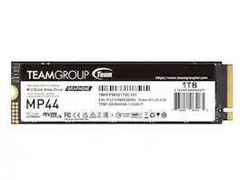 Team Group - MP44 M.2 2280 1TB PCIe 4.0 x4 NVMe SSD (R/W up to 7400/6500MB/s) TM8FPW001T0C101