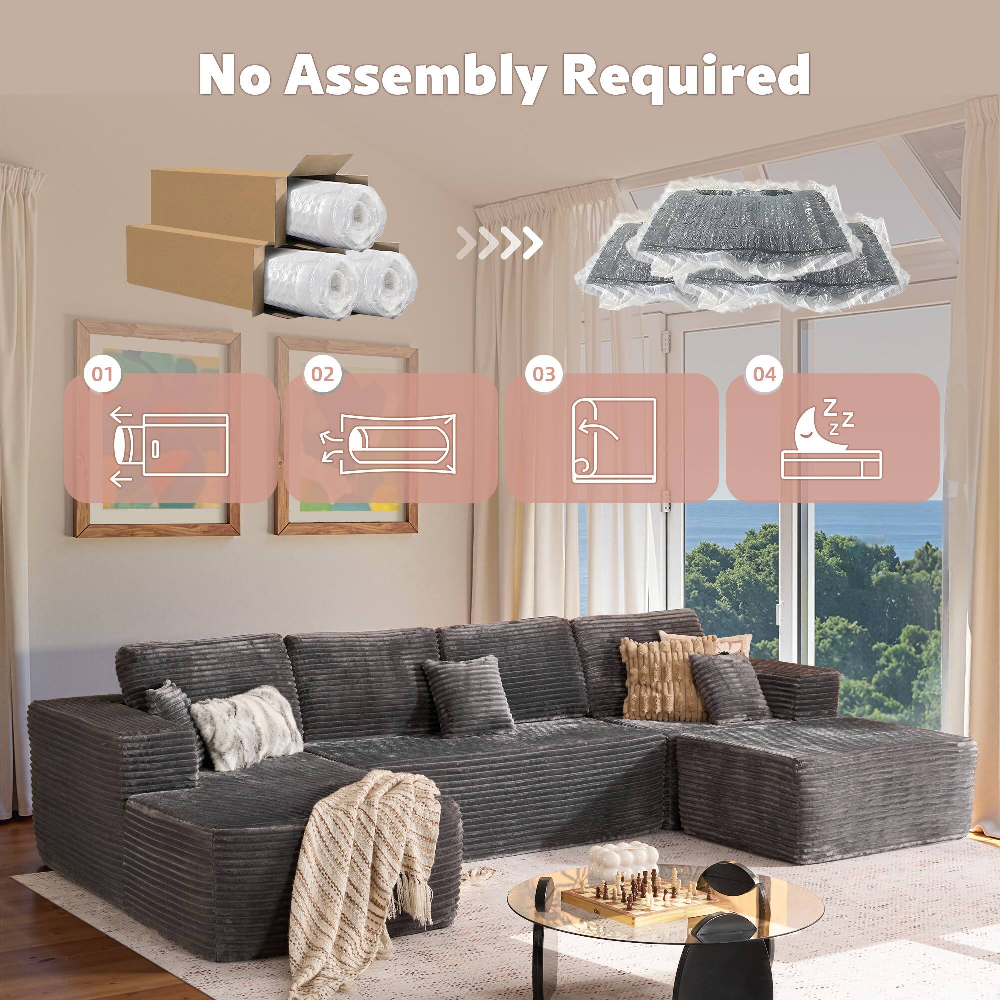 No Assembly Required

01
02
03
04