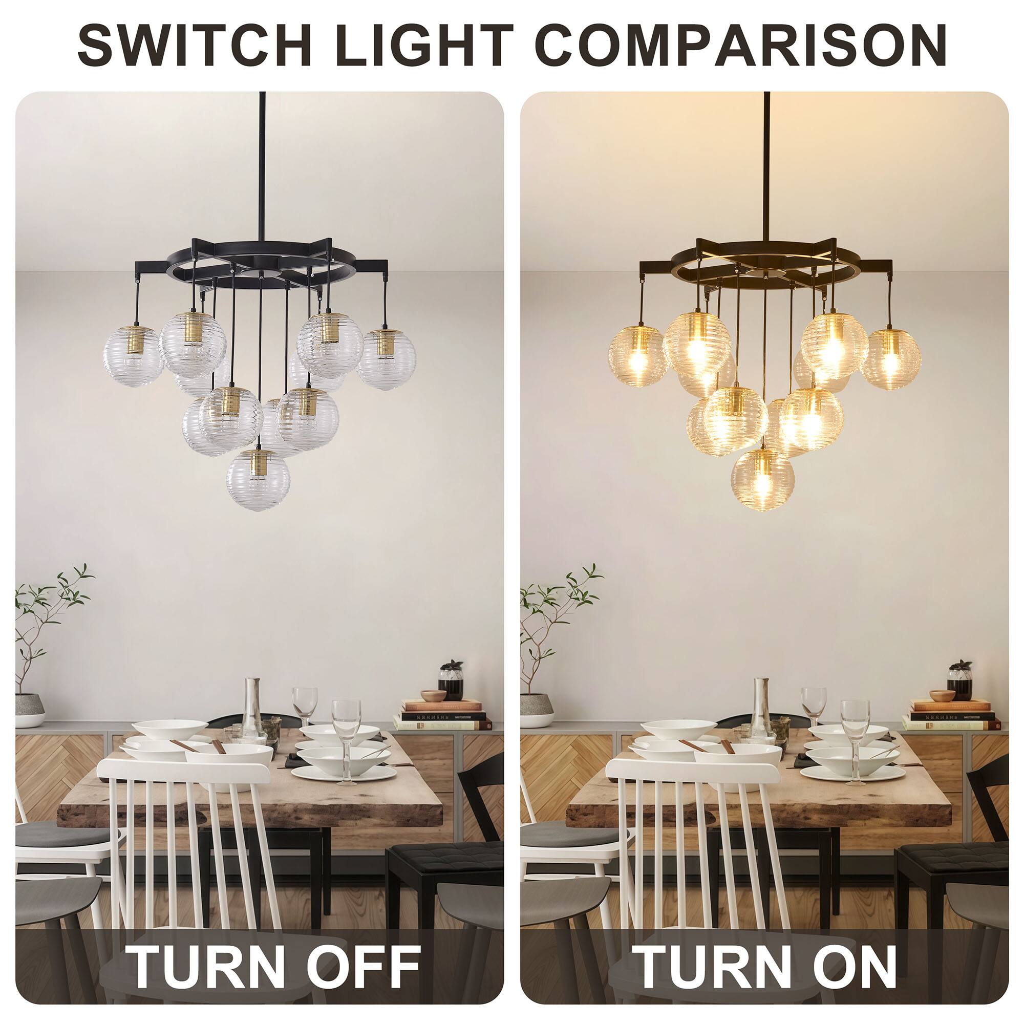 SWITCH LIGHT COMPARISON

TURN OFF
TURN ON