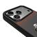 Alt View 2. Keyscaper - Cincinnati Bengals Linen Logo iPhone Magnetic Bump Case - 16 Pro Max - Black.
