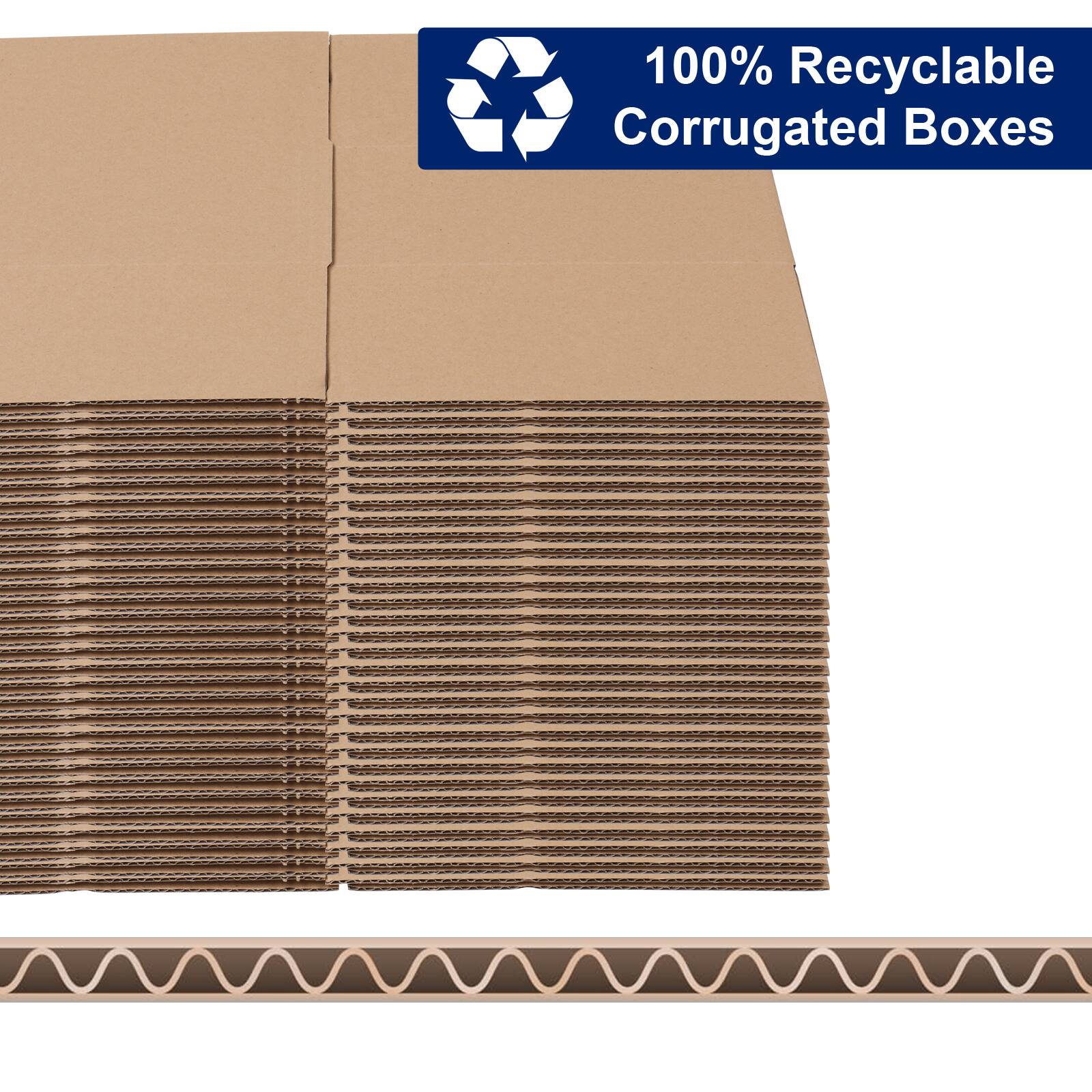 100% Recyclable Corrugated Boxes