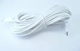 OMNIHIL - 30FT White High Speed Micro-USB 2.0 Cable Compatible with Blue Microphones YetiBlk USB Microphone