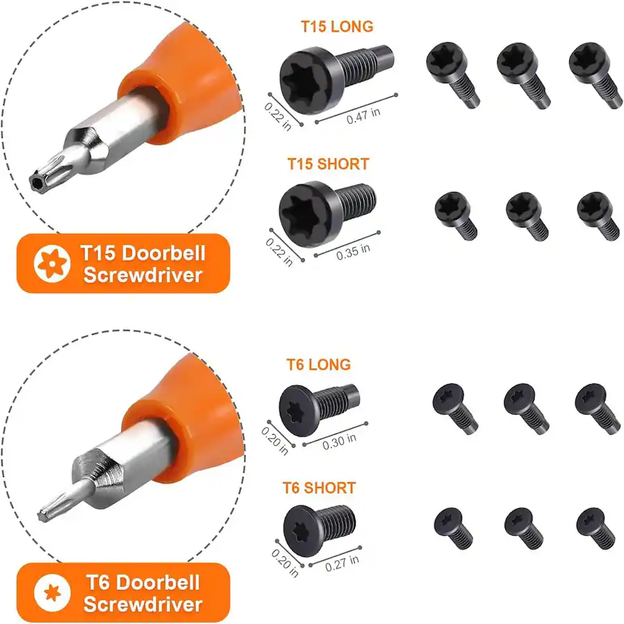 Drill Bit Ring Doorbell Pro Parts White Spare Parts Kit For