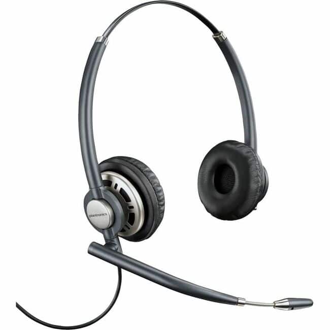 HP - Poly EncorePro HW720 Binaural Headset +Carry Case TAA - Stereo - Quick Disconnect - Wired - Over-the-head - Binaural - Unknown