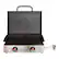 Left. Blackstone - 22 In. Outdoor Countertop Griddle with stainless Steel Front - Black.