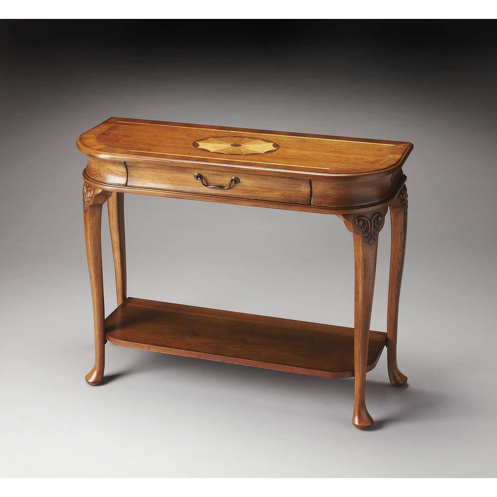 Alt View 1. Butler Specialty - Ridgeland Console Table - Medium Brown.