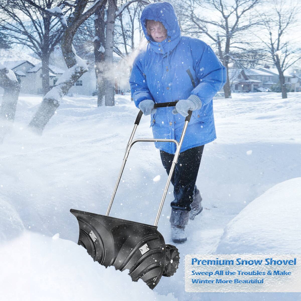 Premium Snow Shovel: Sweep All the Troubles & Make Winter More Beautiful