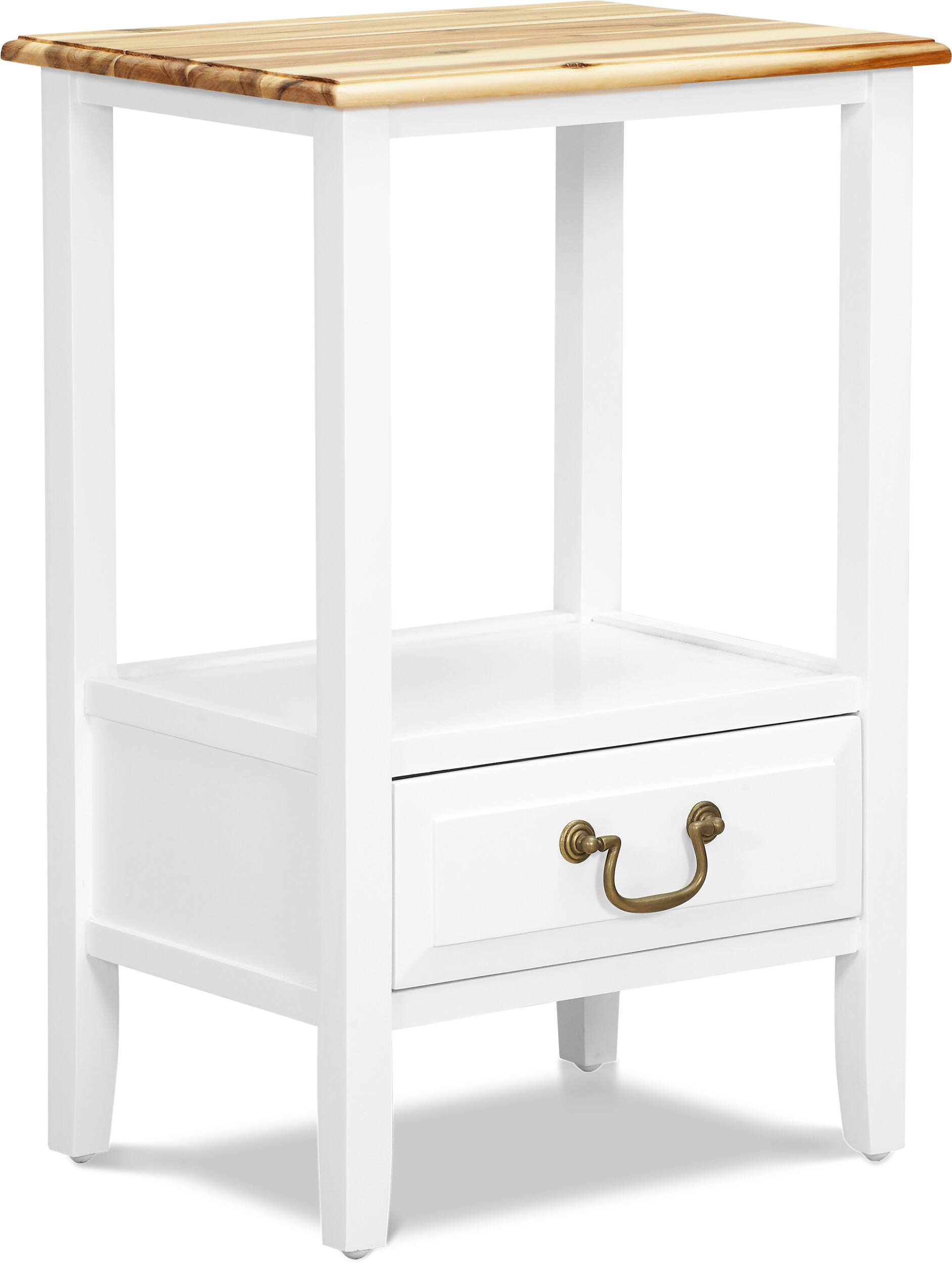 Alt View 14. Click Decor - Harris End Table - White.
