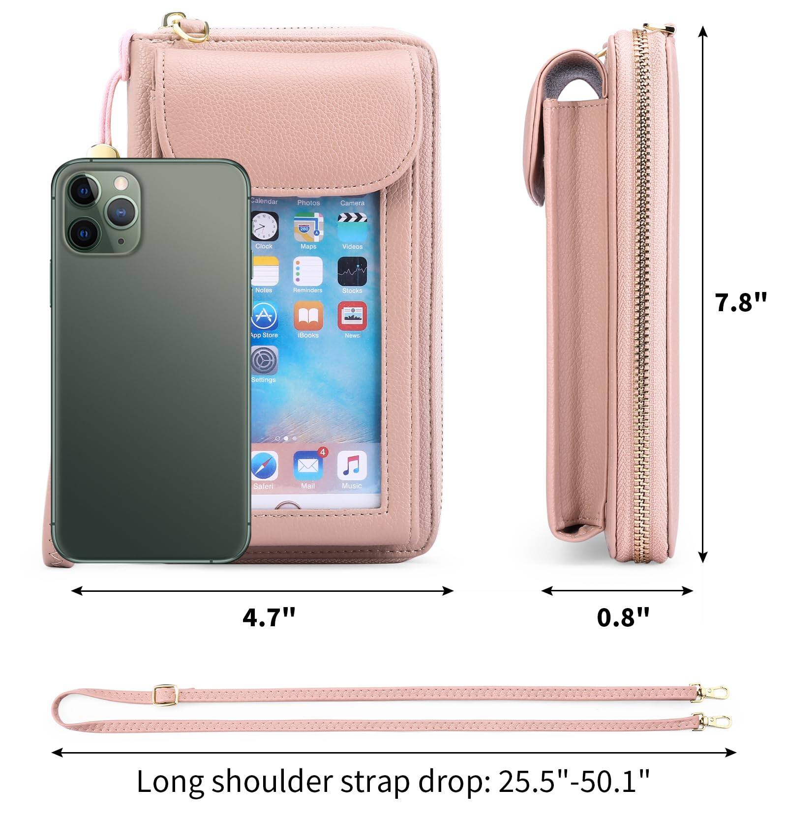 - Calendar
- Photos
- Camera
- Clock
- Maps
- Videos
- Notes
- Reminders
- Books
- App Store
- iBooks
- News
- Settings
- Safari
- Mail
- Music

- 7.8"
- 4.7"
- 0.8"
- Long shoulder strap drop: 25.5"-50.1"