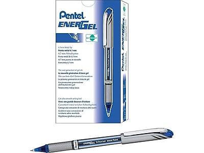 Pentel - EnerGel NV Gel Pens, Medium Point, Dozen - Blue Ink