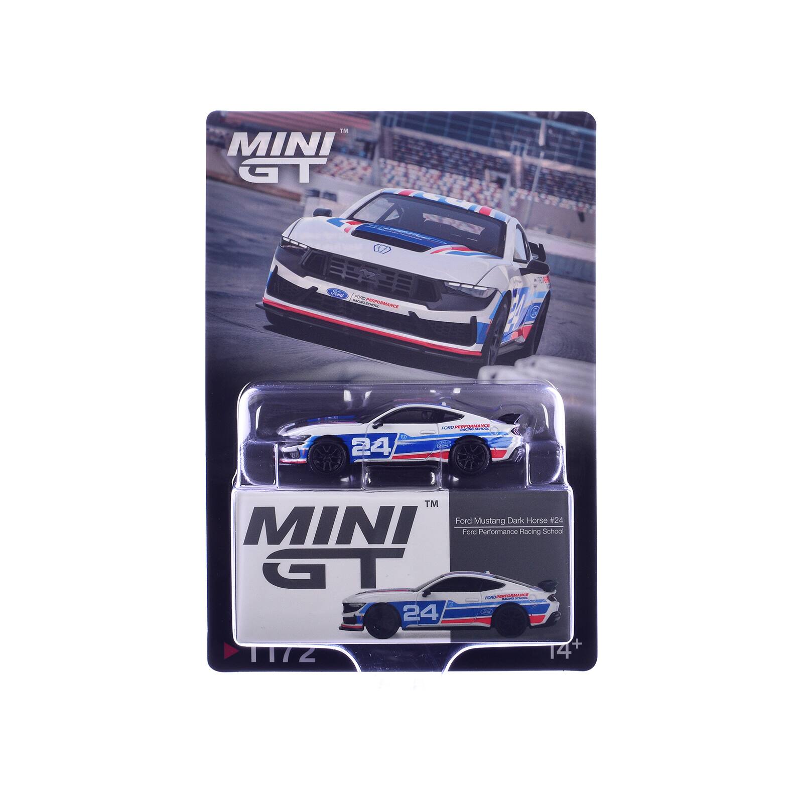 TIM MINI GT  
Und oro - PERFORMANCE www.  
24  
1019 DERFORMANCE DOMINIKAL  
TM Ford Mustang Dark Horse #24 MINI Ford Performance Racing School GT Commenturation -- 24 14+ + 1172