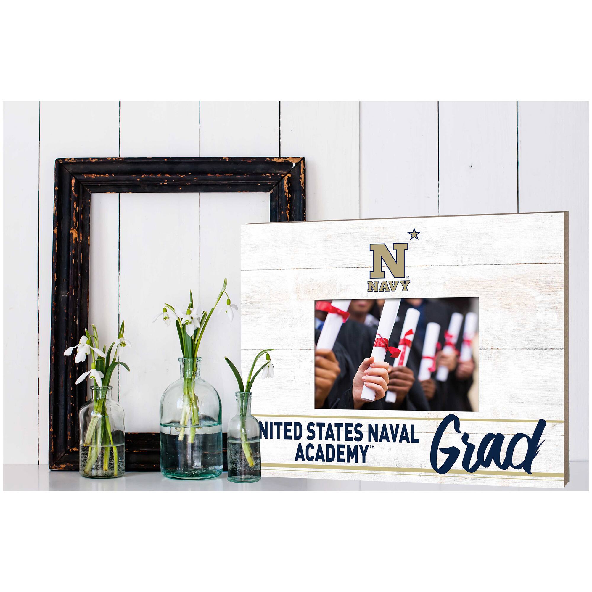 Jardine Navy Midshipmen 11'' x 13'' Grad Picture Frame White 4965829 ...