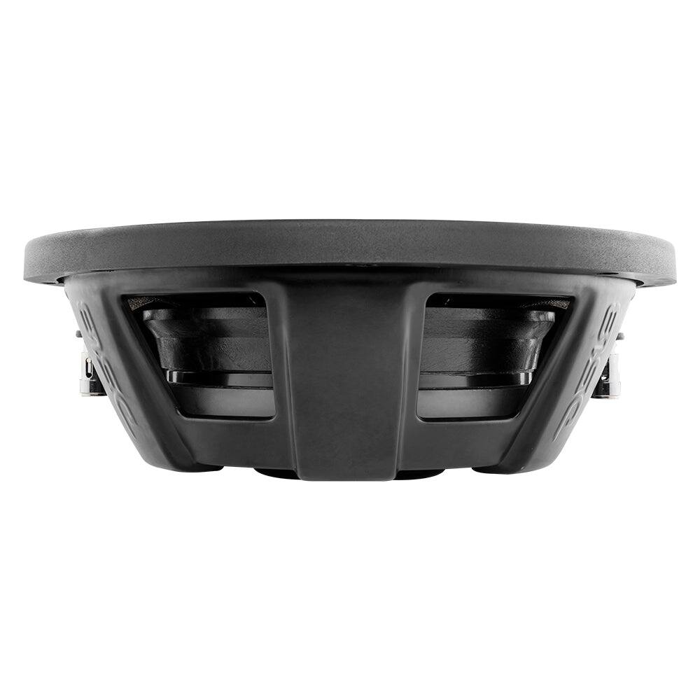 Left. DS18 Audio - PSW 10" Shallow-Mount Subwoofer, 500W RMS Dual 2-Ohm.