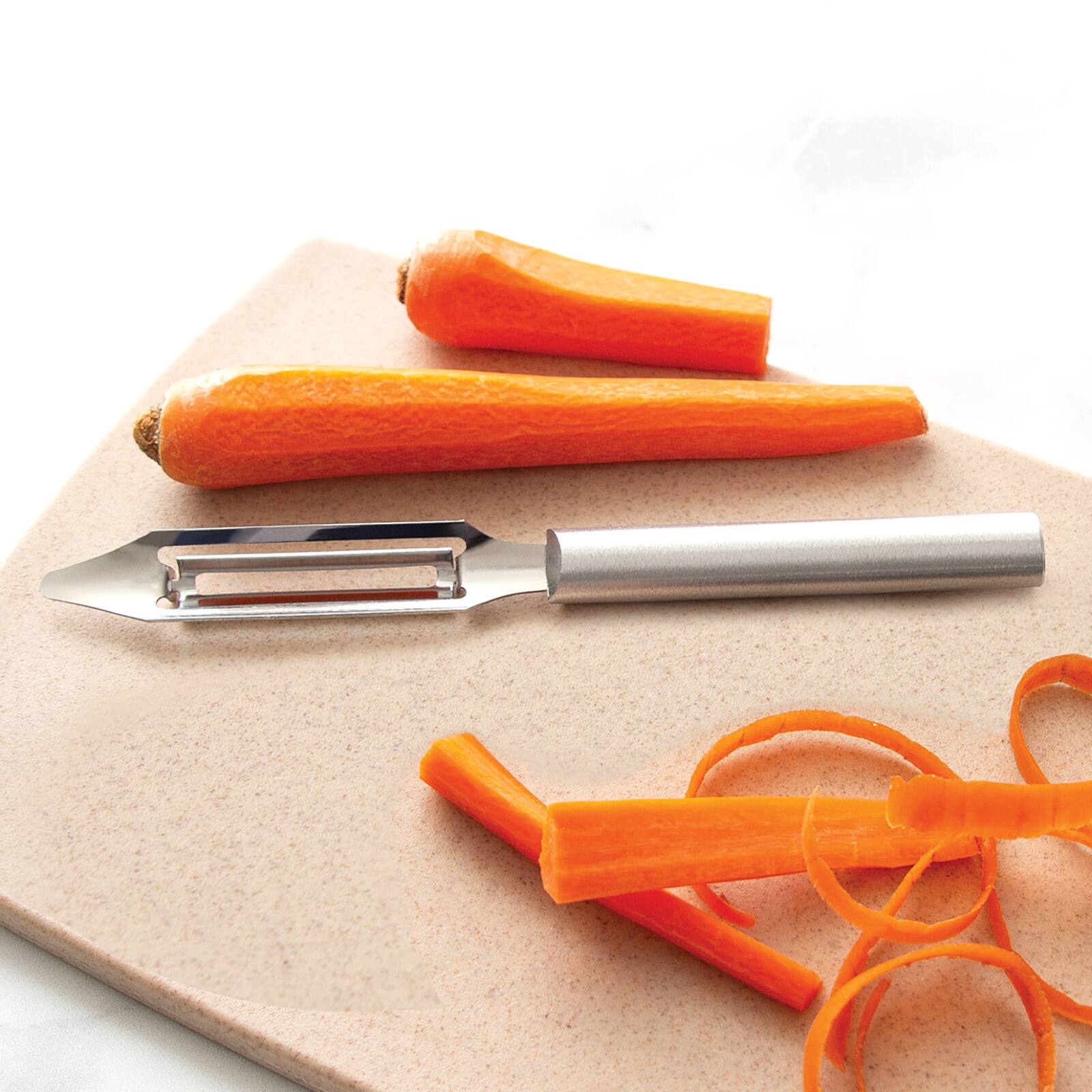 Alt View 1. Rada - Cutlery 1.75-Inch Swivel Vegetable Peeler, Aluminum Handle - Silver.