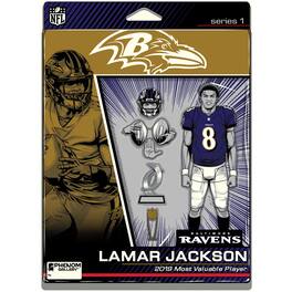 Phenom Gallery - Lamar Jackson Baltimore Ravens 18'' x 24'' Serigraph Limited Edition Poster Art Print - Multicolor