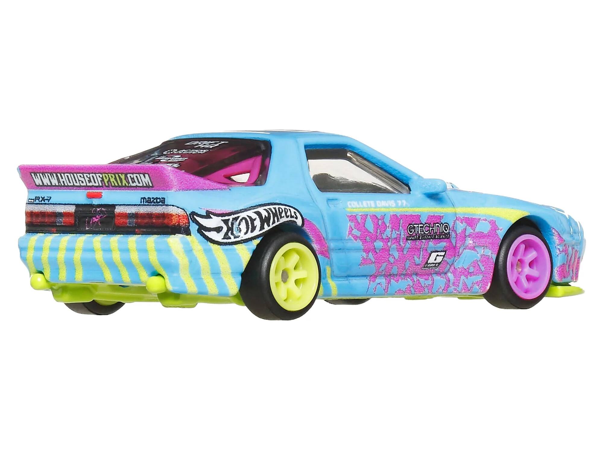 A WWW.HOUSEOFPRIX.COM WWW.HOUSEOF.PRIX.COM RX-7 maxda HOT WHEELS COLLETTE DAVIS 77 GTECHNIQ SUAPT PHIAC BI G