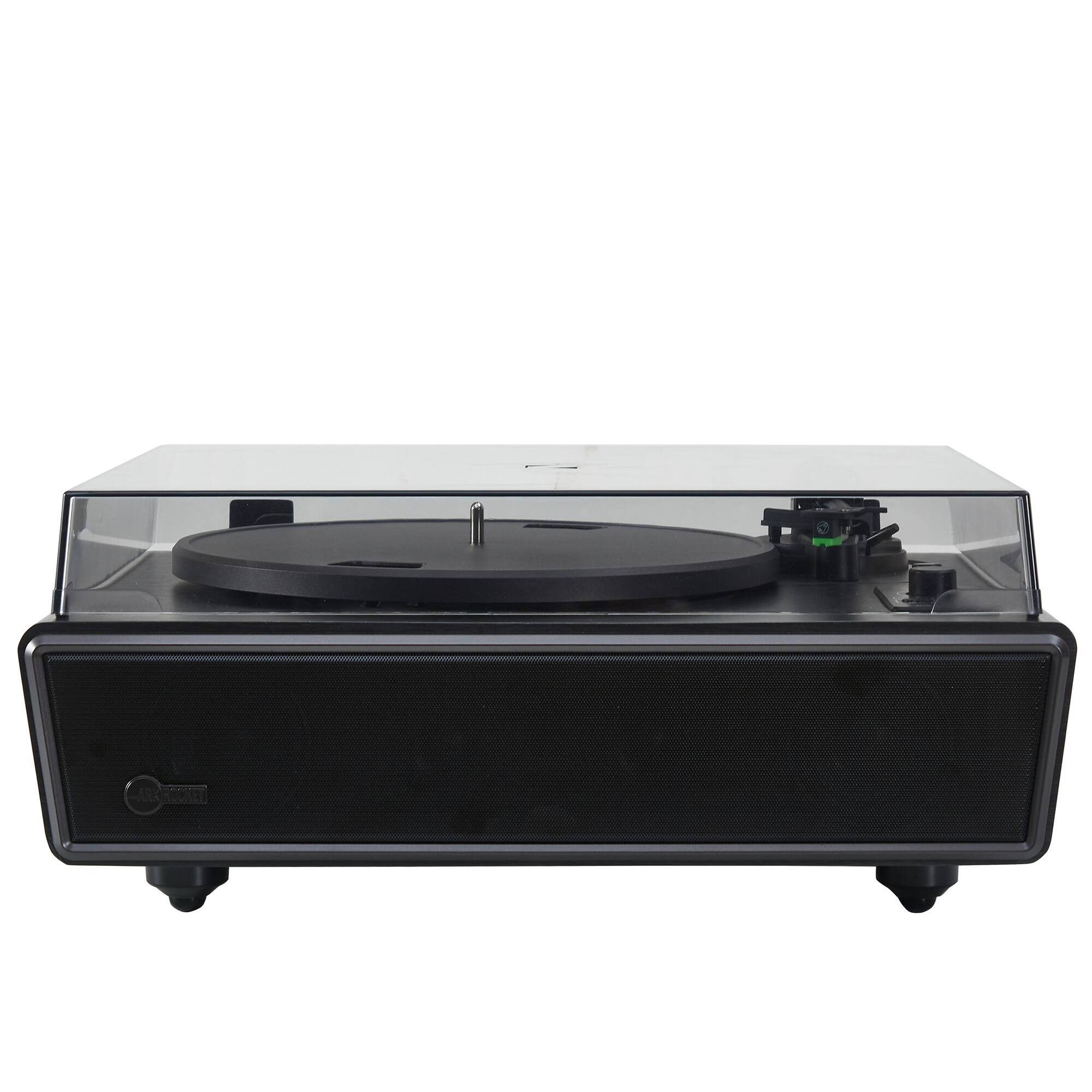 Back. Arkrocket - Arkrocket Huygens Bluetooth Turntable with Built-in Speakers (Black) - Black.