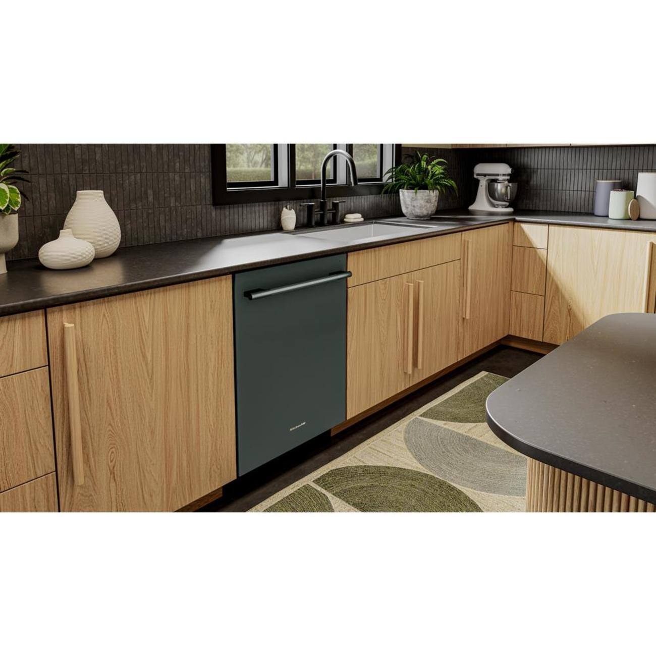 Alt View 2. KitchenAid - 24" Top Control Built-In Dishwasher with 360 Max Jets Third Rack, Advanced ProDry, Ultra-bright LED Lighting - Juniper.
