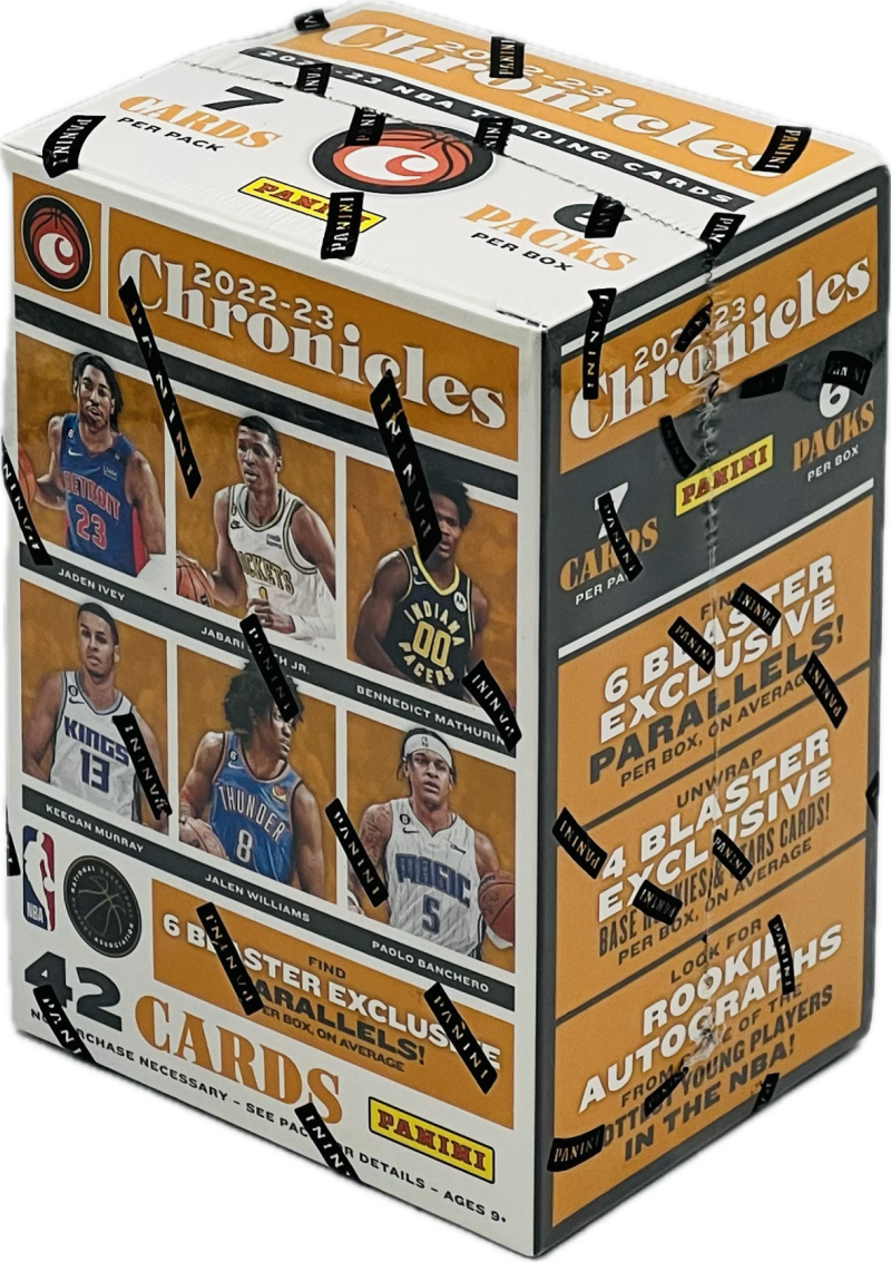 2022-23 Panini Chronicles Basketball 6-Pack Blaster Box price history on PriceWatchPro