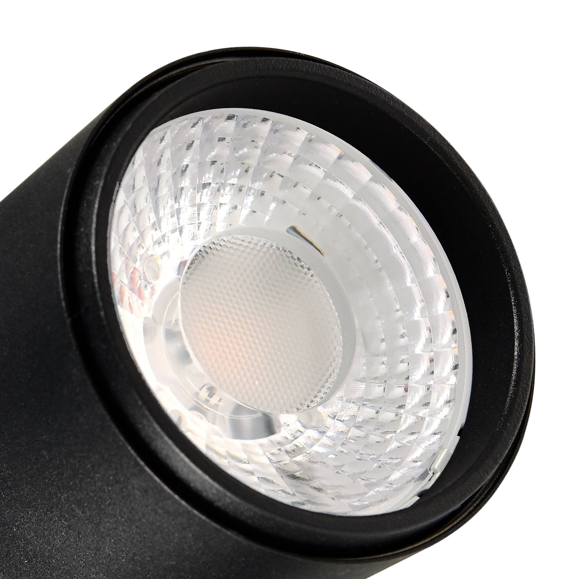 Alt View 2. CWI Lighting - Stowe LED Down Mini Pendant With Black & Wood Finish - Sand Black.