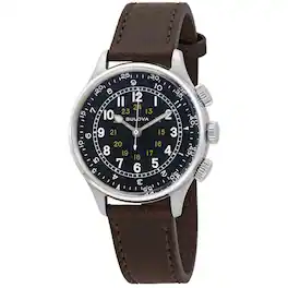 Bulova - A-15 Pilot Automatic 96A245 Men's Watch - Black