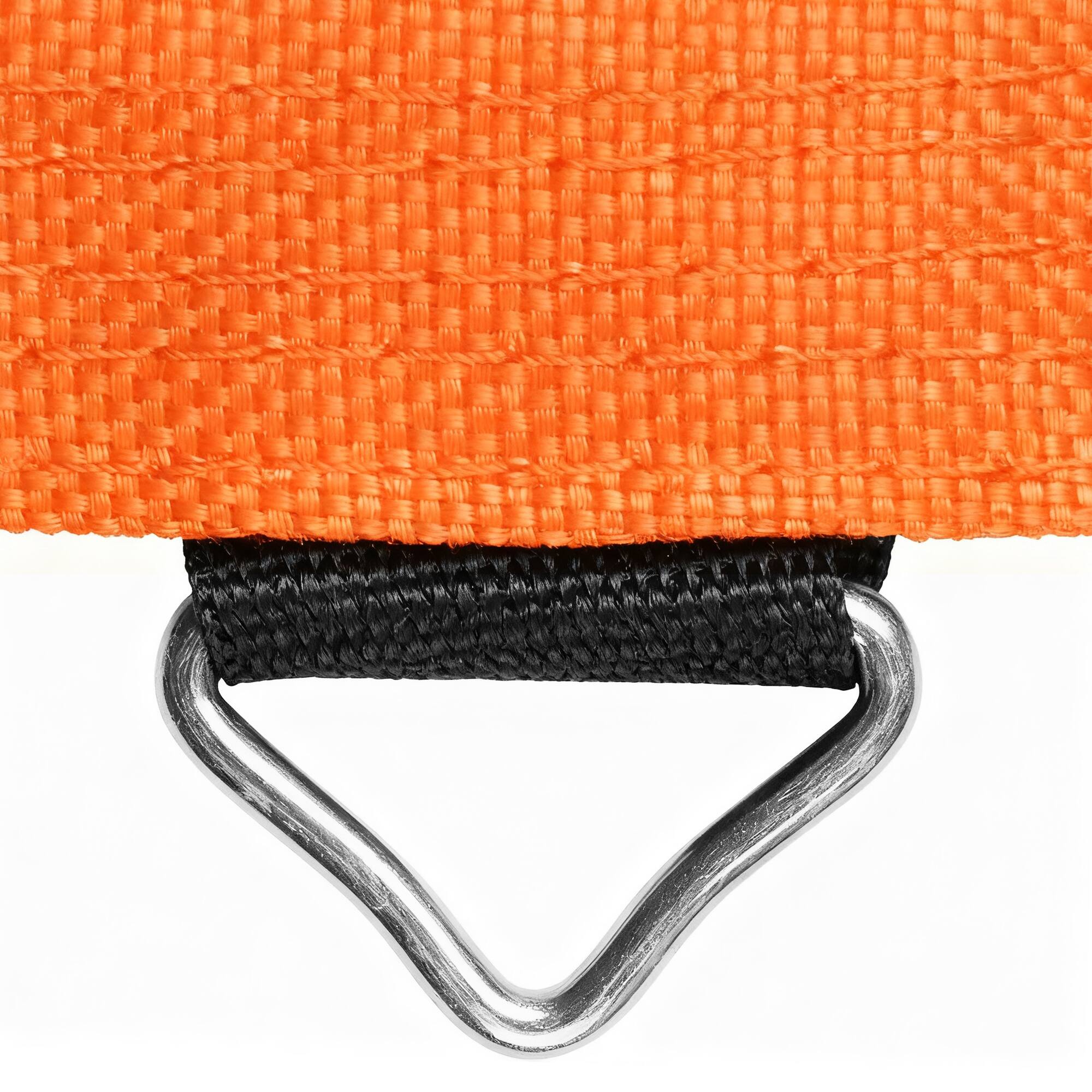 Alt View 7. Soozier - Trampoline Replacement Mat, Fits 12' Trampoline with 72 V Hooks, 5. 5" Springs, Trampoline Mat with 8 Rows of Stitching - Orange.