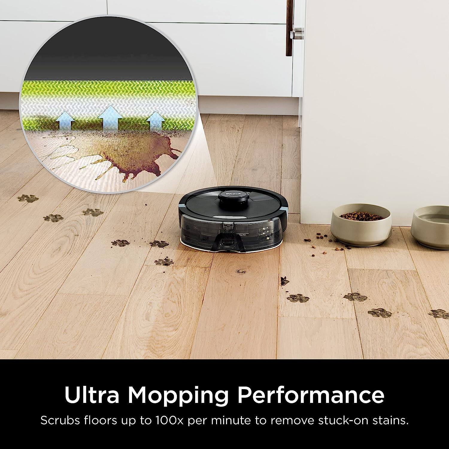 Ultra Mopping Performance  
Scrubs floors up to 100x per minute to remove stuck-on stains.