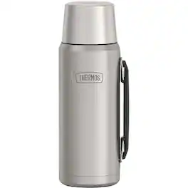 Thermos - 40 oz Icon Stainless Steel Beverage Bottle - Matte Stainless Steel