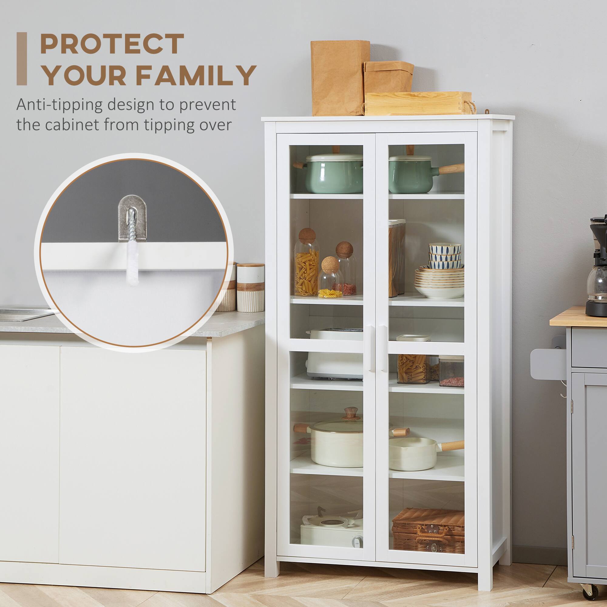 PROTECT YOUR FAMILY

Anti-tipping design to prevent the cabinet from tipping over