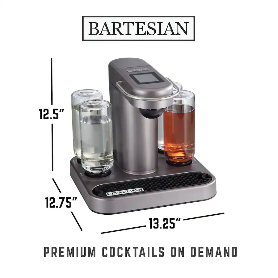 Bartesian Premium Cocktail Machine Gray 55300 Best Buy