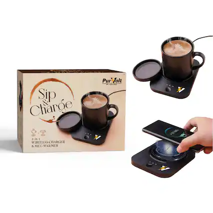 Sip & Charge
2-in-1 WIRELESS CHARGER & MUG WARMER
Pur Volt
PORTUNIC