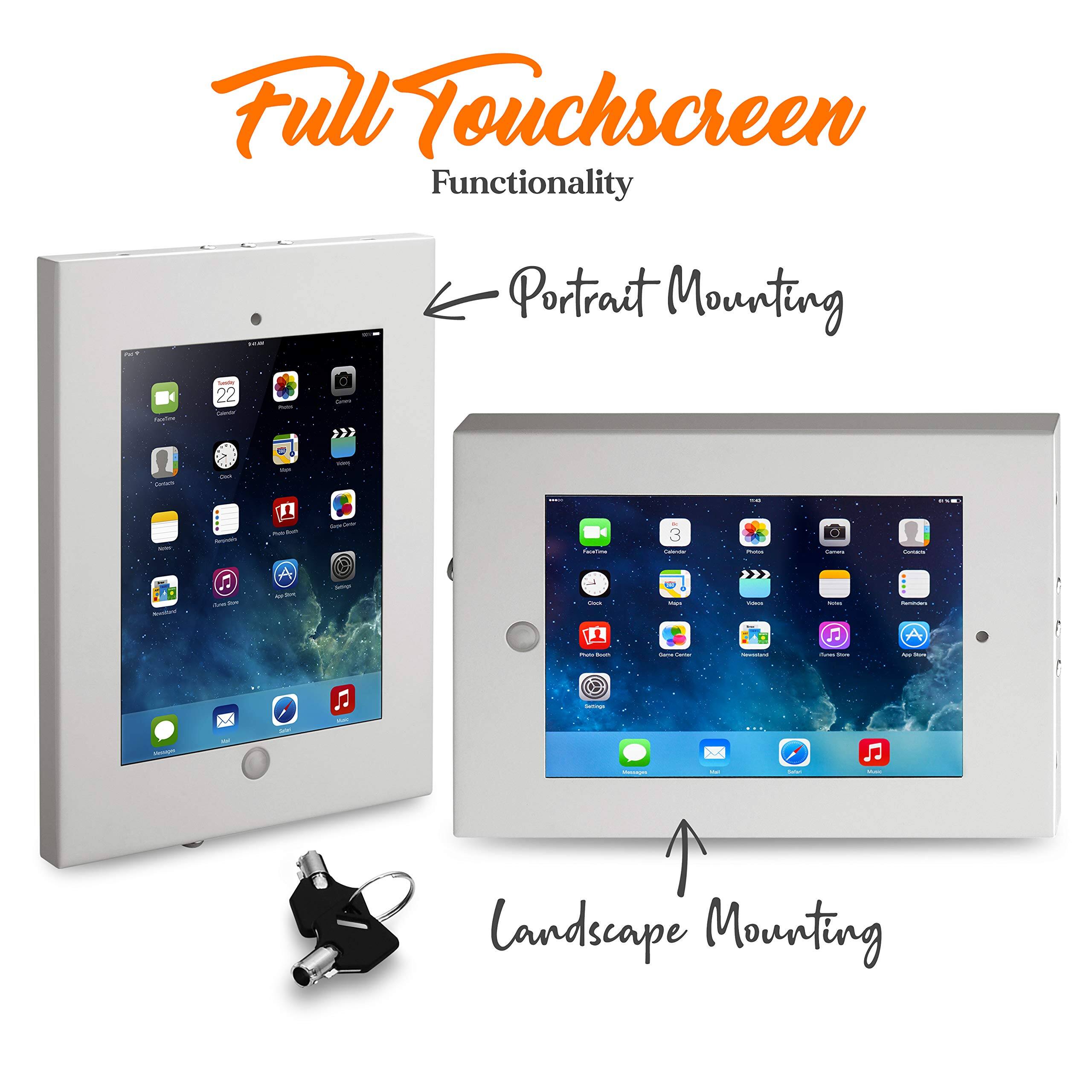 Full Touchscreen Functionality  
Portrait Mounting  
Landscape Mounting