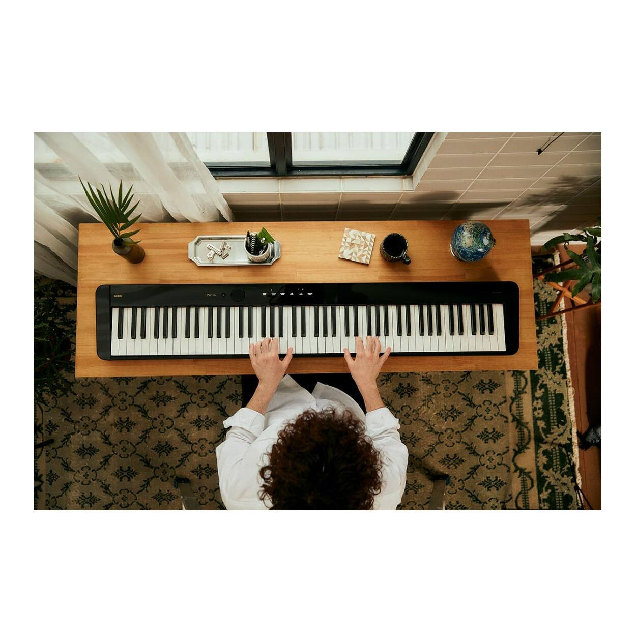 Back. Casio - PXS5000 Digital Piano in Black.