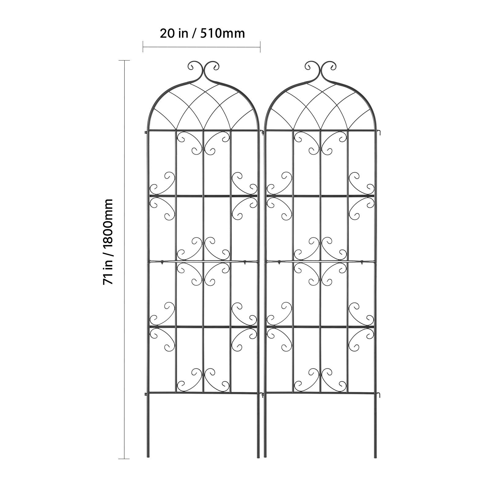 20 in / 510mm  
1800mm / 71in