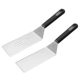 Henckels - BBQ Griddle Spatula Set, 2-pc Grill Spatulas for Heavy Duty Outdoor Cooking, Dad Camping - Stainless Steel