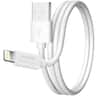 Overtime - Apple MFI Certified Lightning to USB Cable 4ft, Fast Charging and Data Transfer, White - White