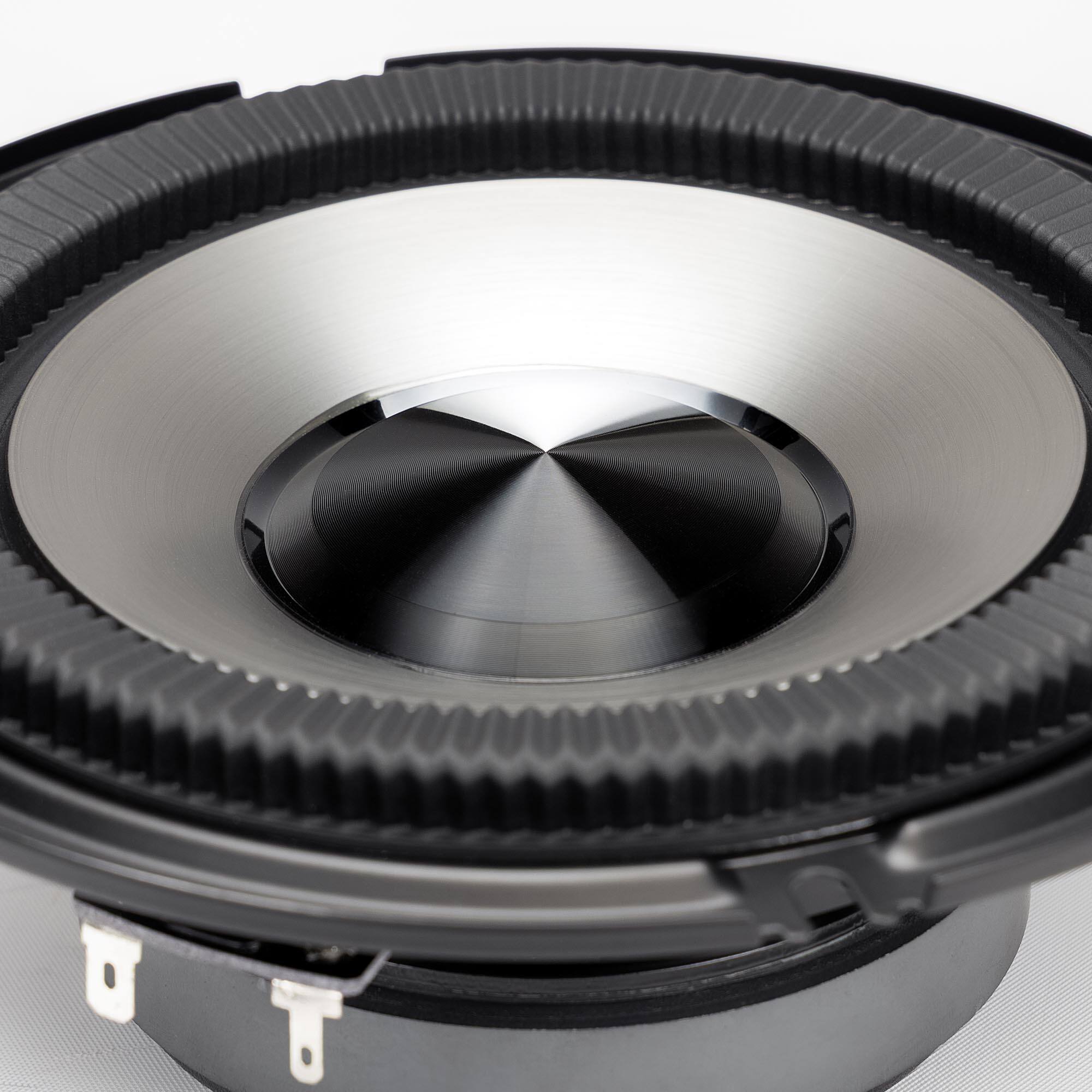 Alt View 10. Alpine - Alpine BRV-S65C 6.5" BassRev™ Component Speaker Set - Black/Gray.