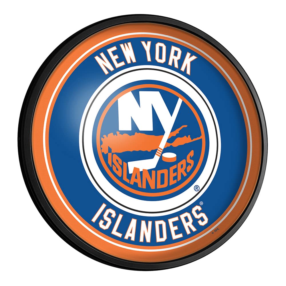 The Fan-Brand - New York Islanders 18'' x 18'' Slimline Illuminated Wall Sign - Multicolor