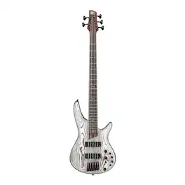Ibanez - SR1325SBIVF SR Premium 5str Electric Bass w/Bag - Icebreaker Wave Flat
